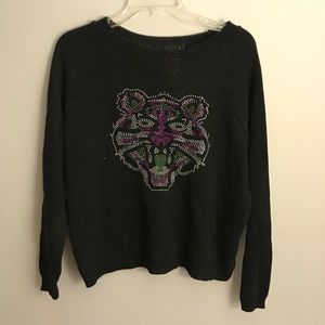 ASOS Beaded Tiger Sweater